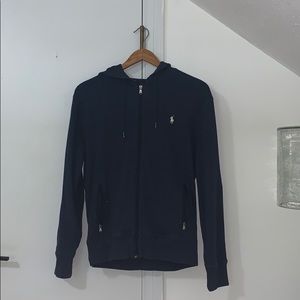 Navy Blue Ralph Lauren ZIP hoodie
